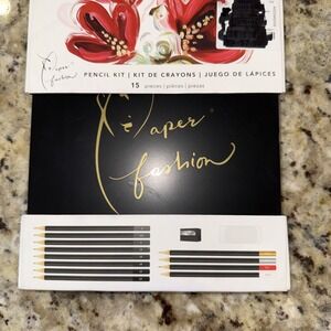 Paper Fashion Pencil Kit 15Pc, 349315 NWT 5546